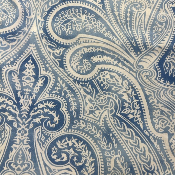 J. McLAUGHLIN Blue‎ & White Paisley Light Weight Jeans Size 10 X 31.5 Inseam - Picture 6 of 11